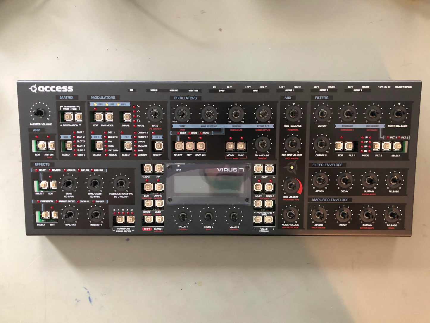 Access Virus TI Desktop w/ All New Tacts, New PSU + HQ USB Cable