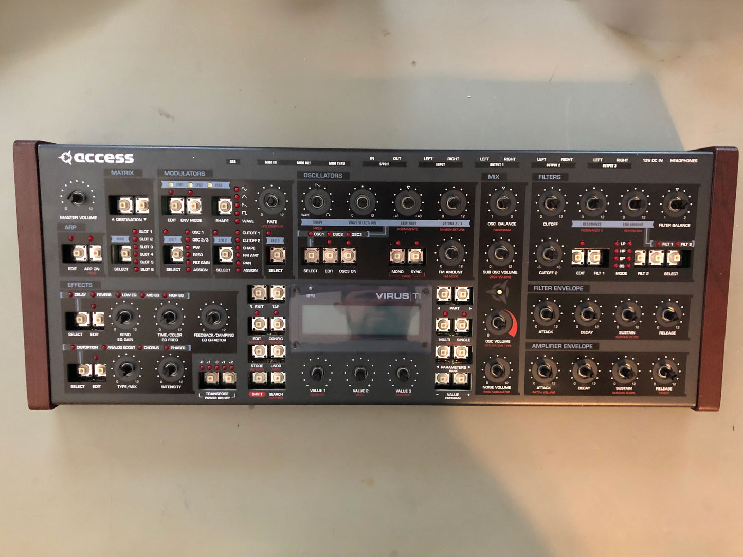 Access Virus TI Desktop w / All New Tacts, New Battery, Power Supply + HQ USB Cable