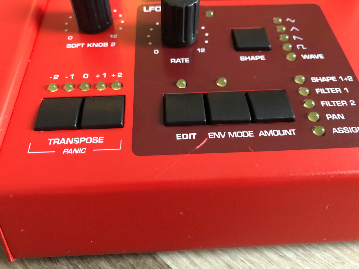 Access Virus Classic Desktop, Fully Recapped w/ All New Tacts, New Power Switch, Battery, Triad PSU + Original Red Rack Ears