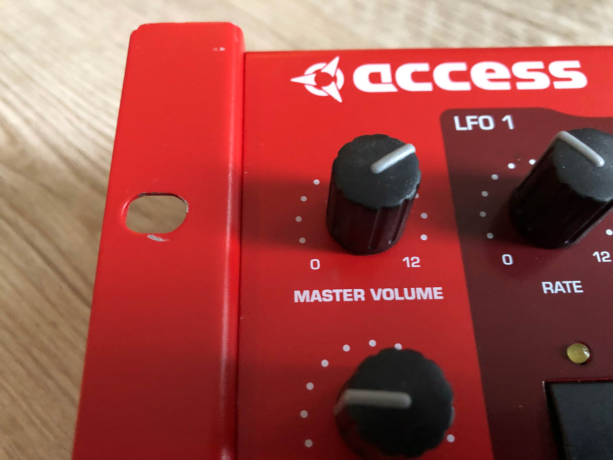 Access Virus Classic Desktop, Fully Recapped w/ All New Tacts, New Power Switch, Battery, Triad PSU + Original Red Rack Ears