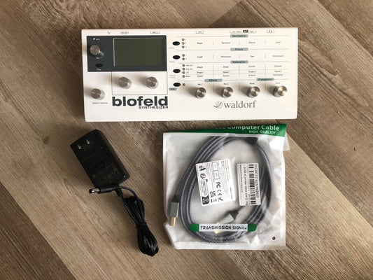 Waldorf Blofeld Desktop Wavetable & Analog Modeling Synthesizer (White)