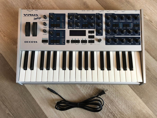 Access Virus Indigo V1 (Super Clean) w/ All New Tacts, New Display, Power Filter Cap + Battery, OS 4.9