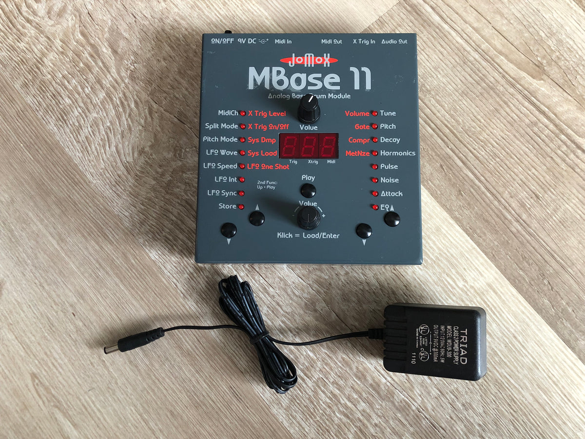 Jomox MBase 11 Analog Kick Drum Synthesizer w/ All New Tacts + OG PSU