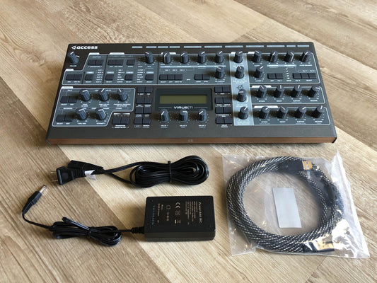 Access Virus TI2 Desktop Later Production Run w/ Original PSU + HQ 1.5M USB Cable