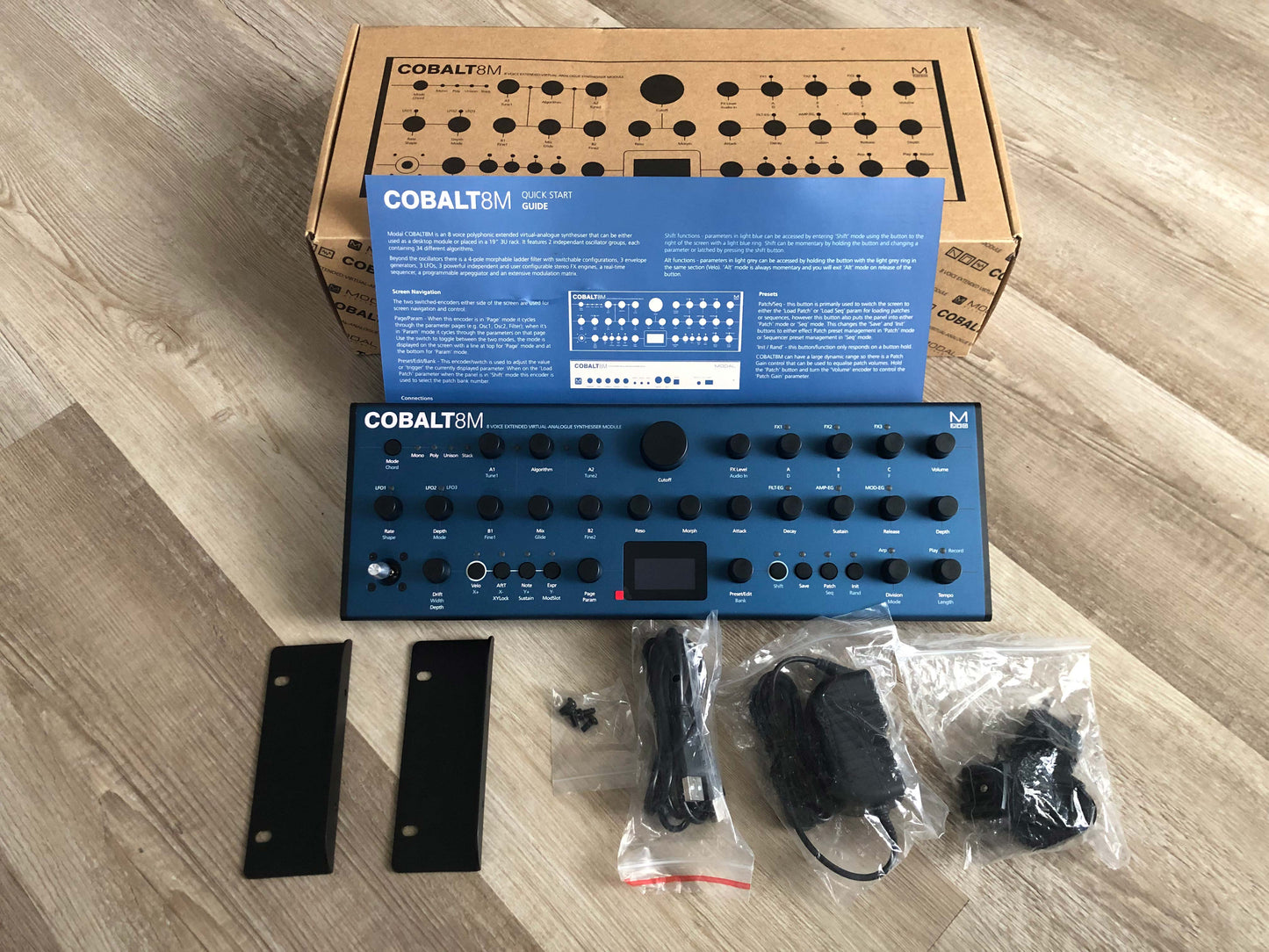 Modal Cobalt 8M Desktop / Rack Analog Modeling Synthesizer Mint w/ the OG Box