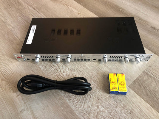 DBX 386 Dual Vacuum Tube Preamp w/ New Tubes, New Caps in Analog Path, Lubed & Calibrated