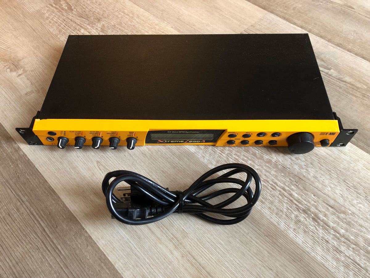 E-MU Xtreme Lead Synthesizer Sound Module w/ XLEAD & PHATT ROMs, New Encoder + Rack Ears