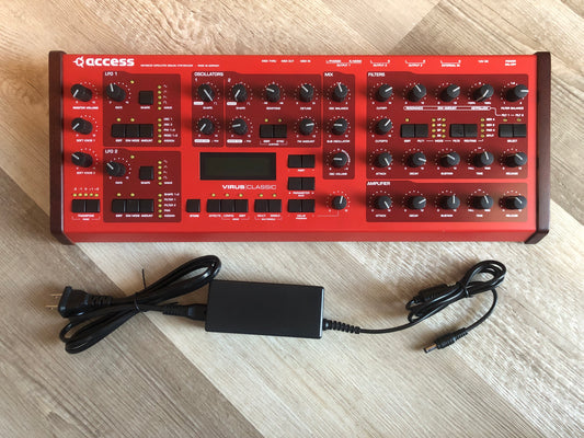 Access Virus Classic Desktop (B) w/ All New Tacts, Power Filter Cap, Battery + PSU, OS 4.9