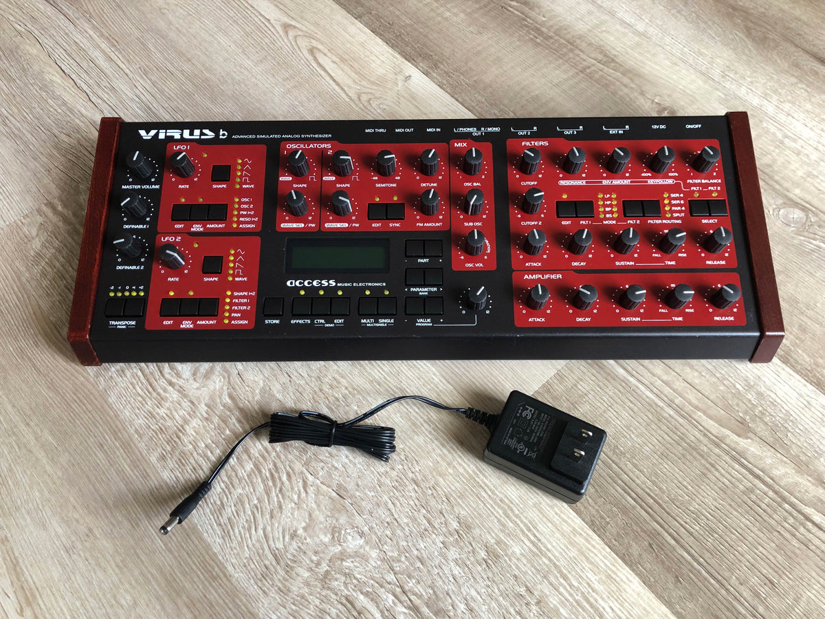 Access Virus B Desktop, Fully Recapped, New Display, New Power Switch, All New Tacts + New PSU