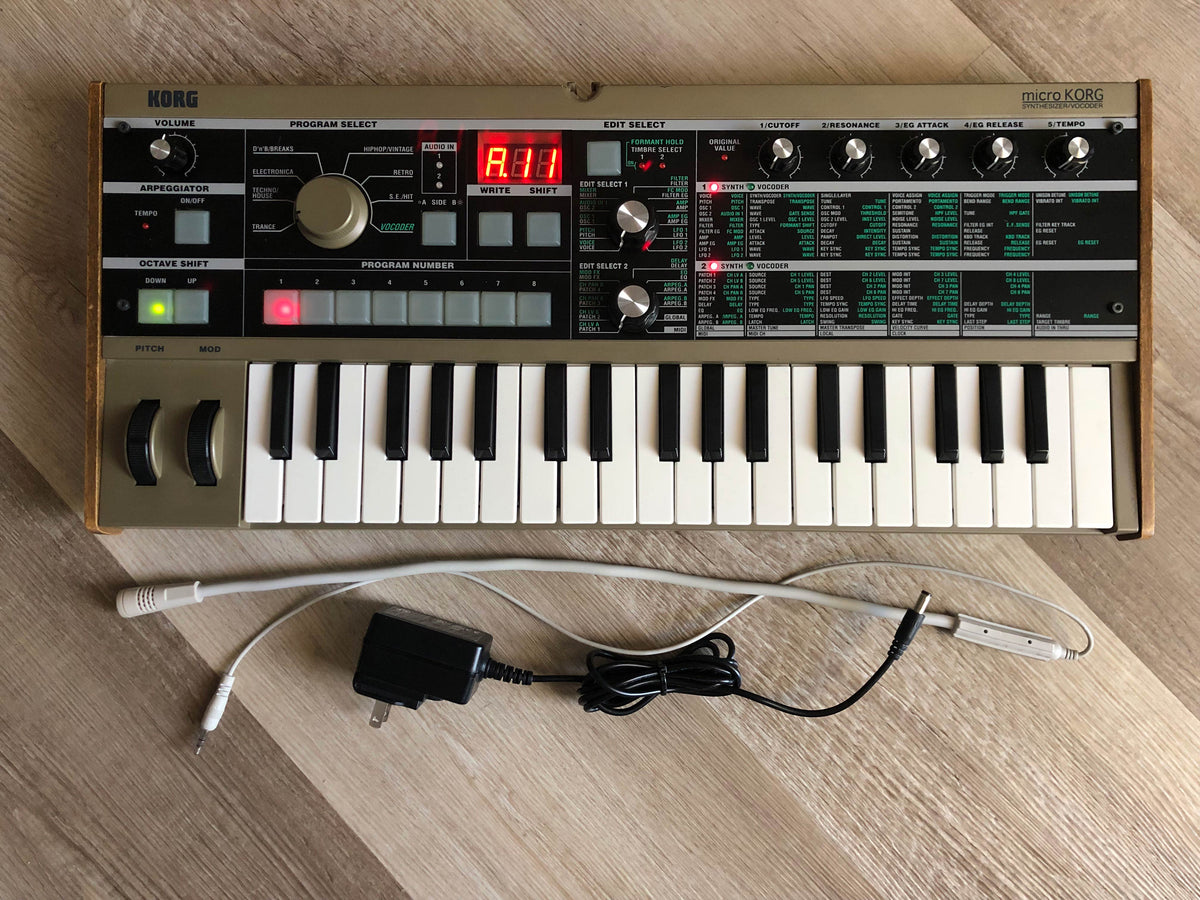 MicroKorg w/ OEM Mic + Quality Aftermarket PSU