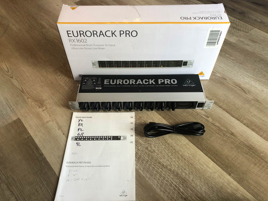 Behringer RX1602 16-Input Ultra-Low Noise Line Mixer (V1)