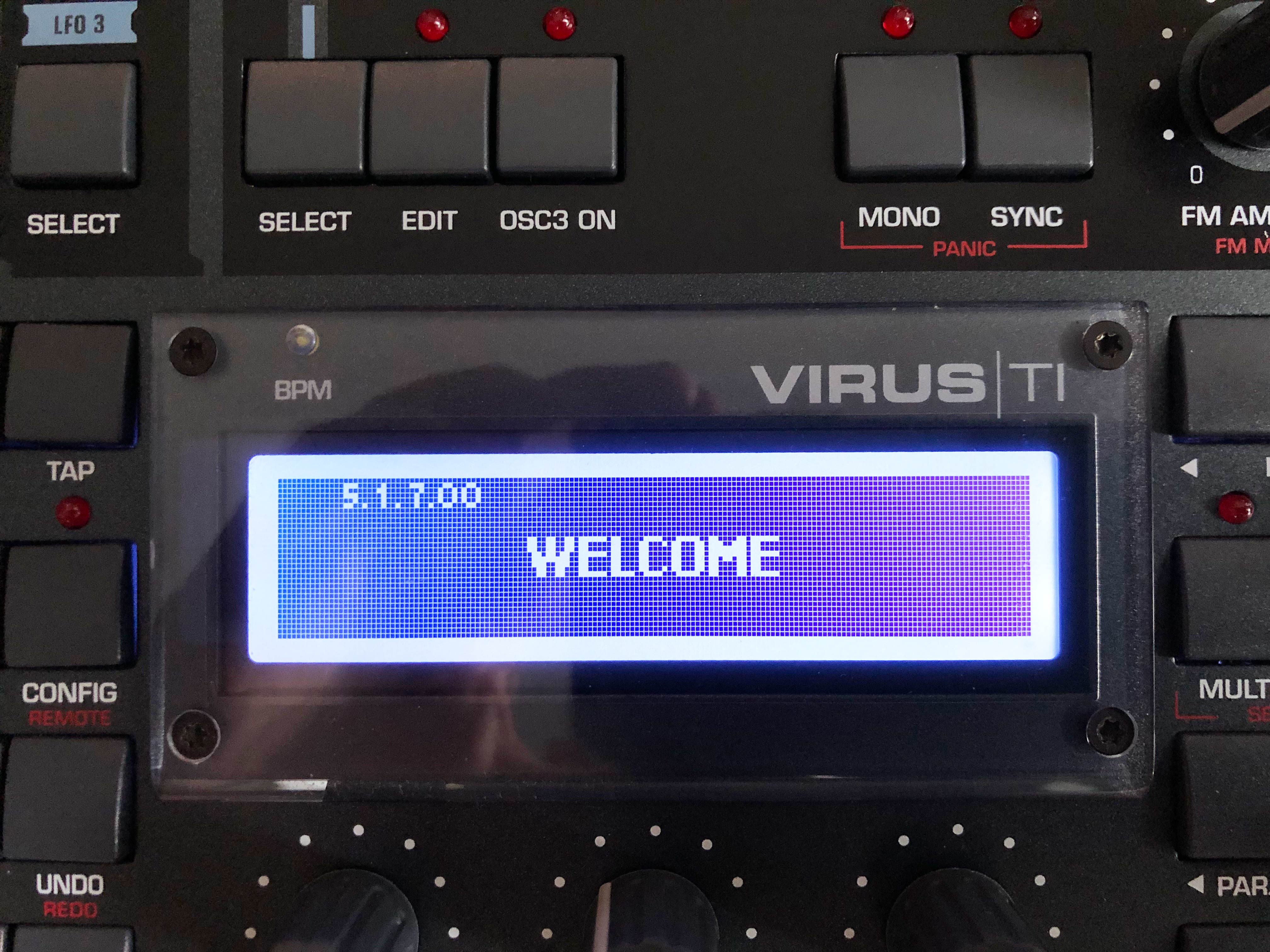 Access Virus TI Desktop Synthesizer (Rack Config) Near Mint