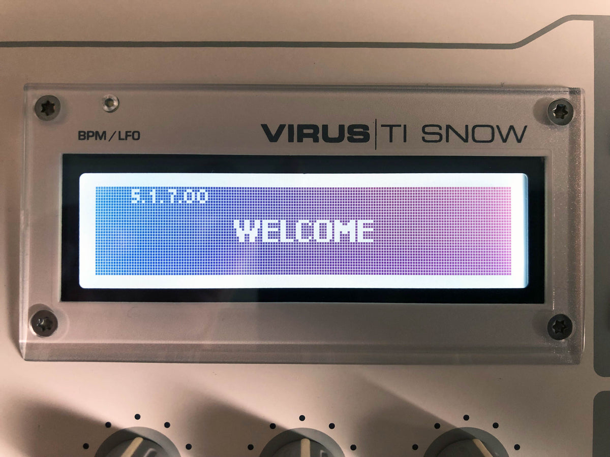 Access Virus TI Snow w/ All New Tacts, New LCD Bezel, PSU, HQ USB Cable + OG Box