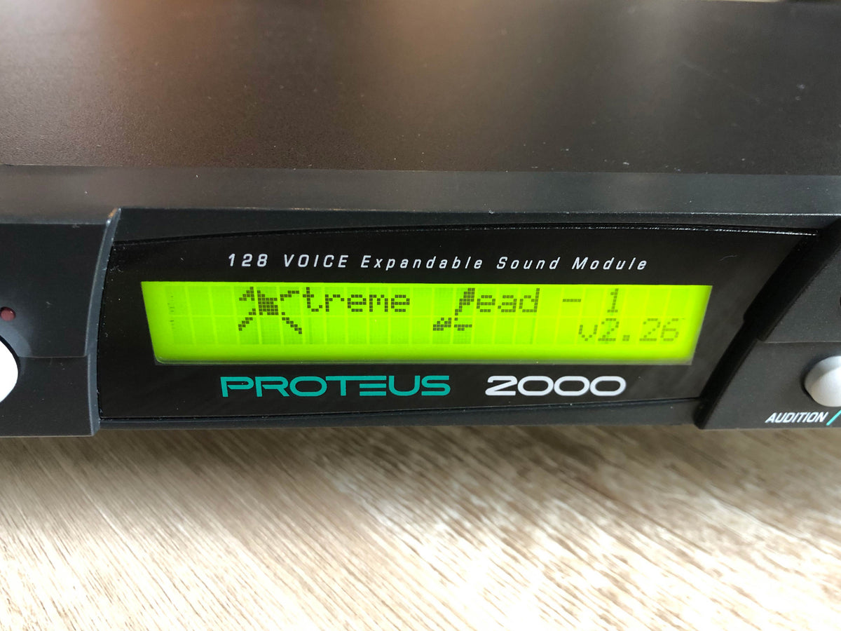 E-MU Proteus 2000 Synthesizer Module w/ New Power Supply + New Encoder