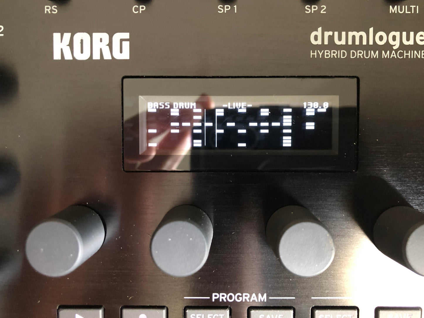 Korg Drumlogue Hybrid Drum Machine w/ OG PSU