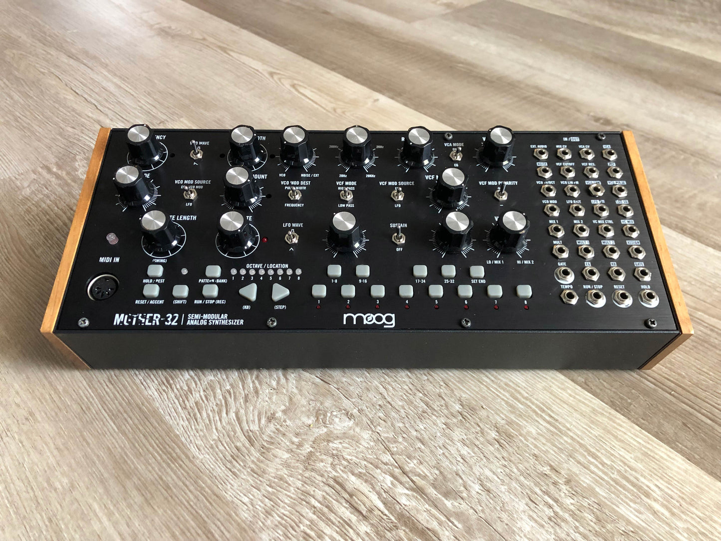 Moog Mother-32 Semi-Modular Analog Synthesizer Manual, 7 Patch Cables + PSU