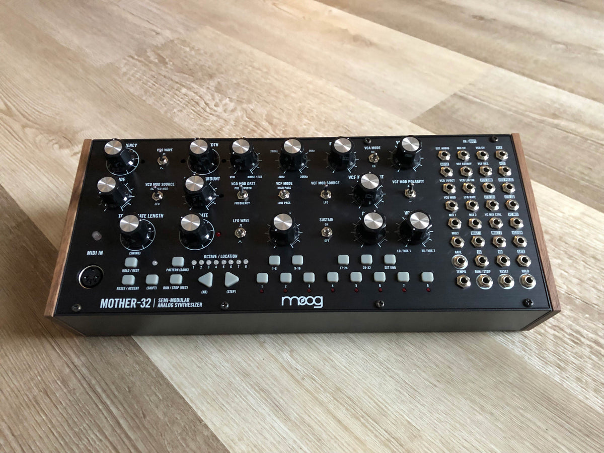 Moog Mother-32 Semi-Modular Analog Synthesizer w/ OG Box, PSU, 5 Moog Patch Cables + Manual