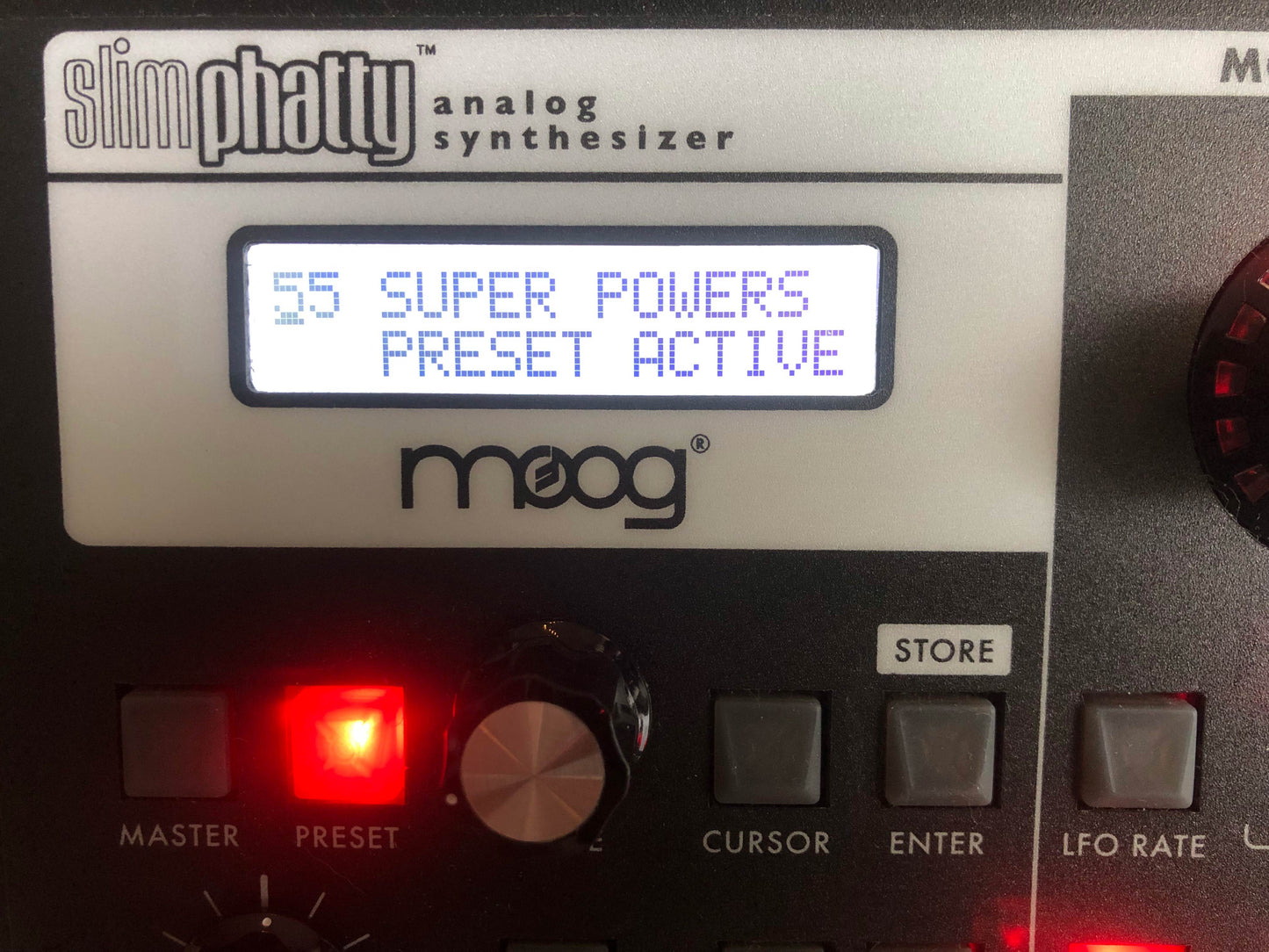 Moog Slim Phatty Analog Synthesizer w/ Original Box + Rack Ears