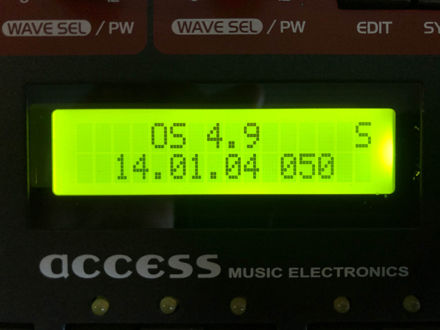 Access Virus B Desktop, Fully Recapped, All New Tacts, New Display, Power Switch, Battery + PSU