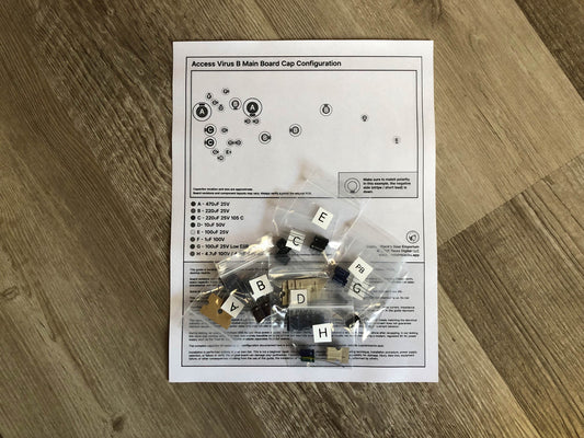 Access Virus B Recap Kit (Main Board & Panel Board)