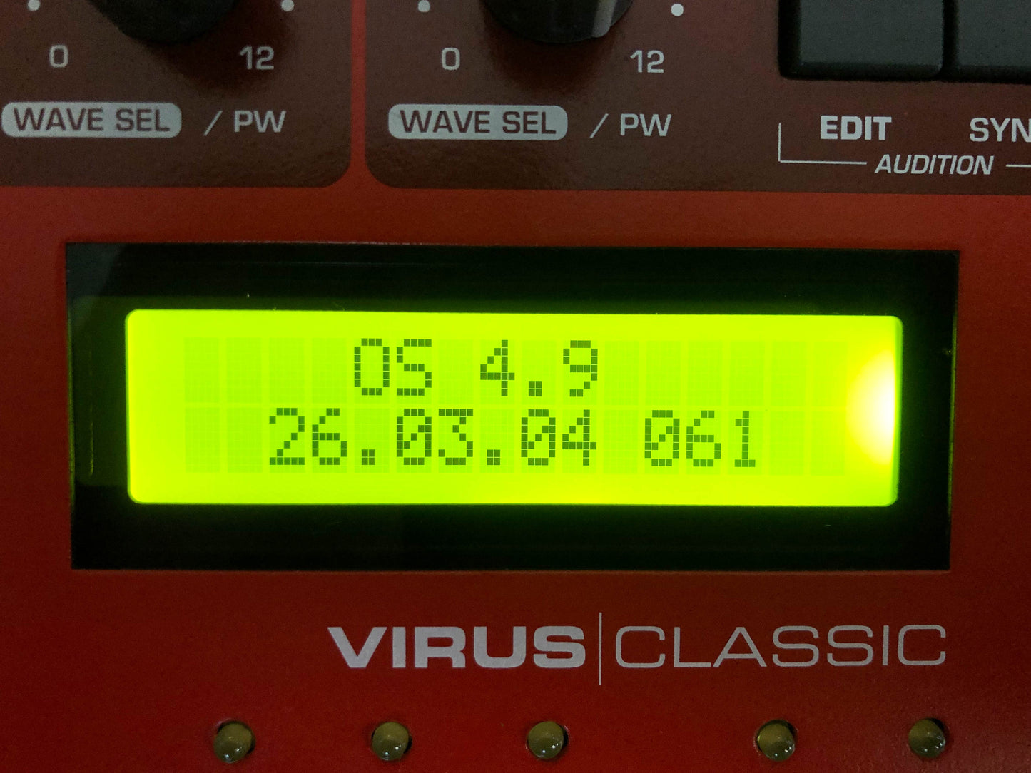 Access Virus Classic Desktop w/ All New Tacts, Near-Mint w/ All New Tacts, Partial Recap, New Display + PSU