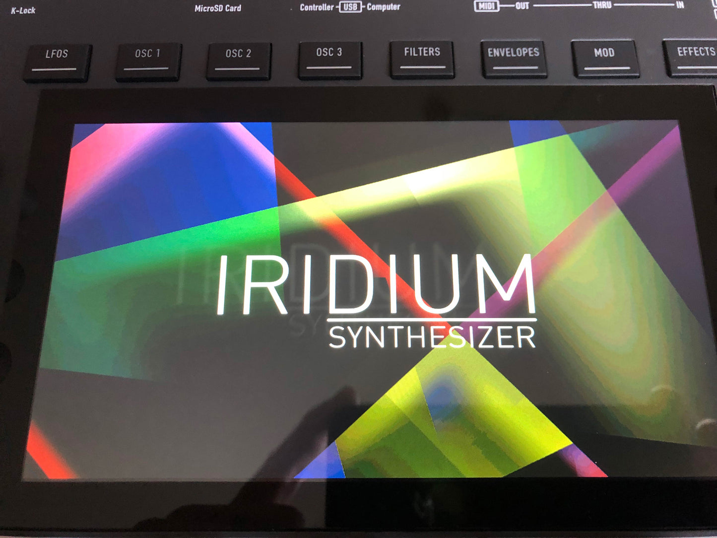 Waldorf Iridium Desktop MKI 16-Voice Synthesizer w/ OG Box, 128GB microSD + PSU