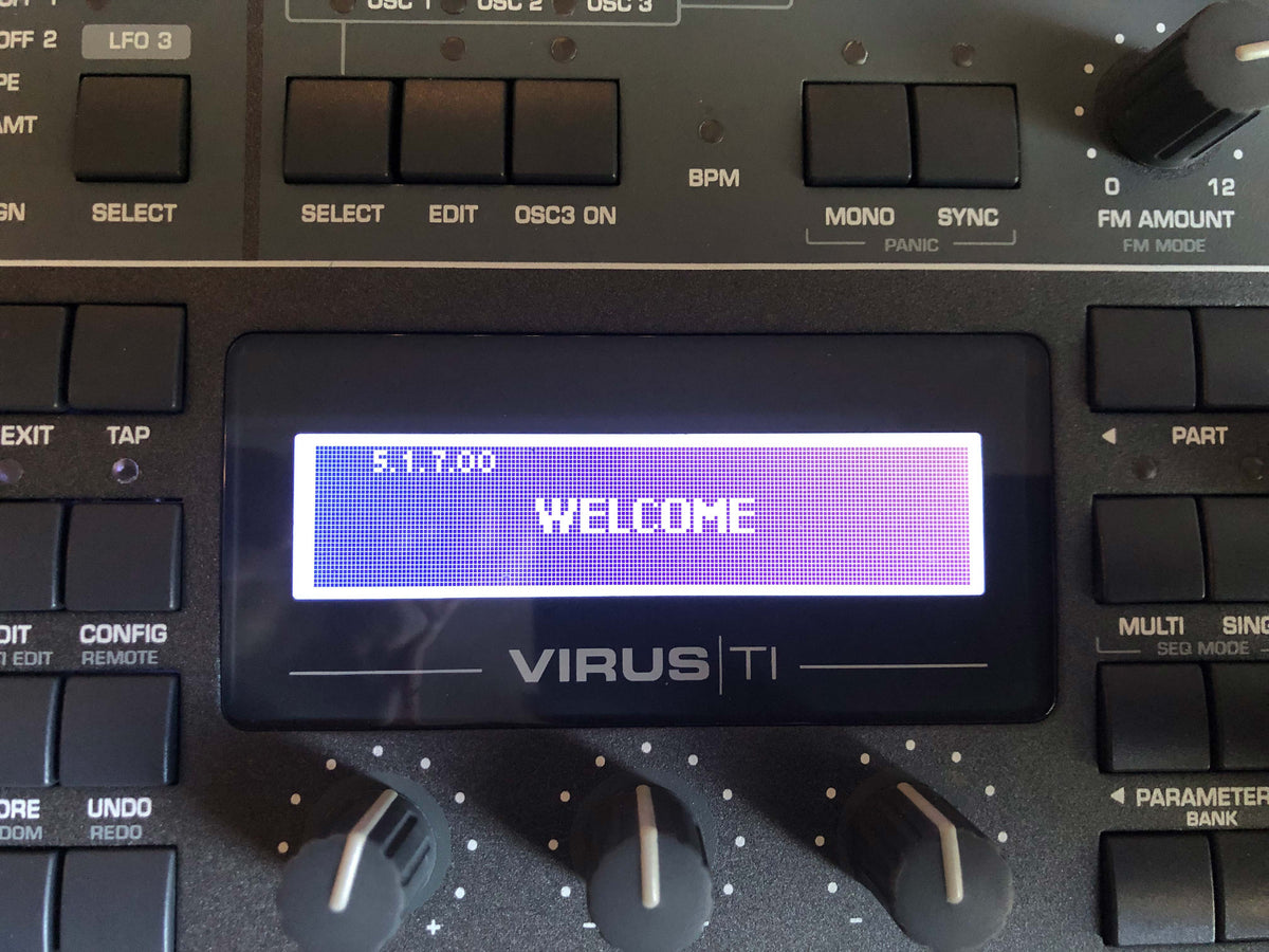 Access Virus TI2 Digital Synthesizer w/ Rack Mount Kit, New Battery + New PSU