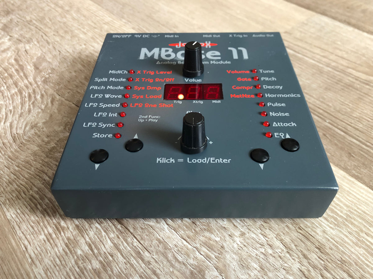Jomox MBase 11 Analog Kick Drum Synthesizer w/ All New Tacts + OG PSU