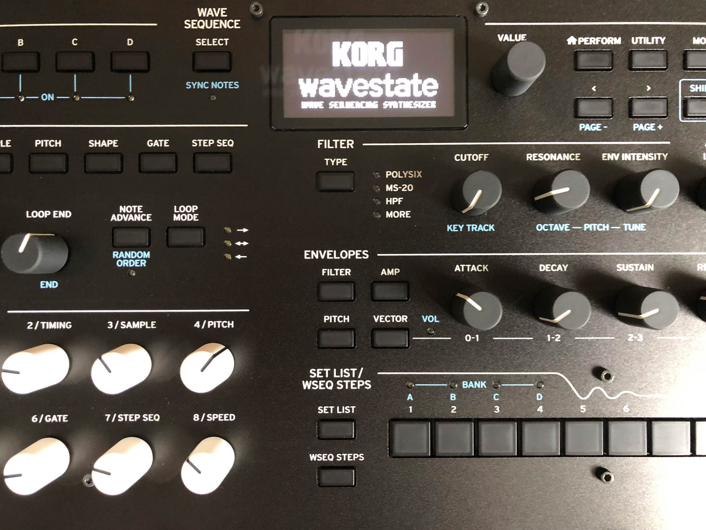 Korg Wavestate MKII Wave Sequencing Synthesizer w/ Aftermarket PSU