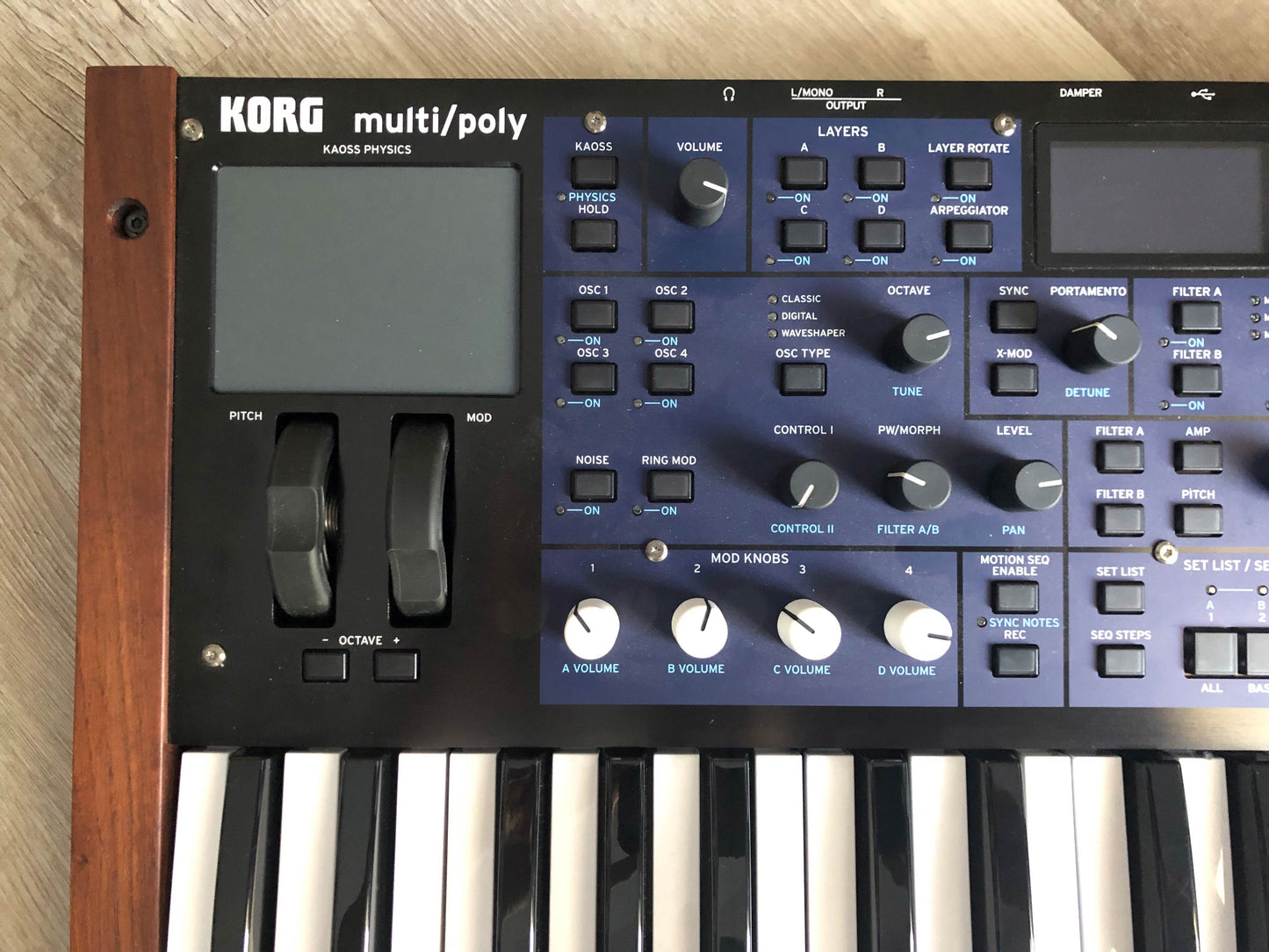Korg Multi/Poly Analog Modeling Synthesizer w/ Gig Bag, OG Box + PSU