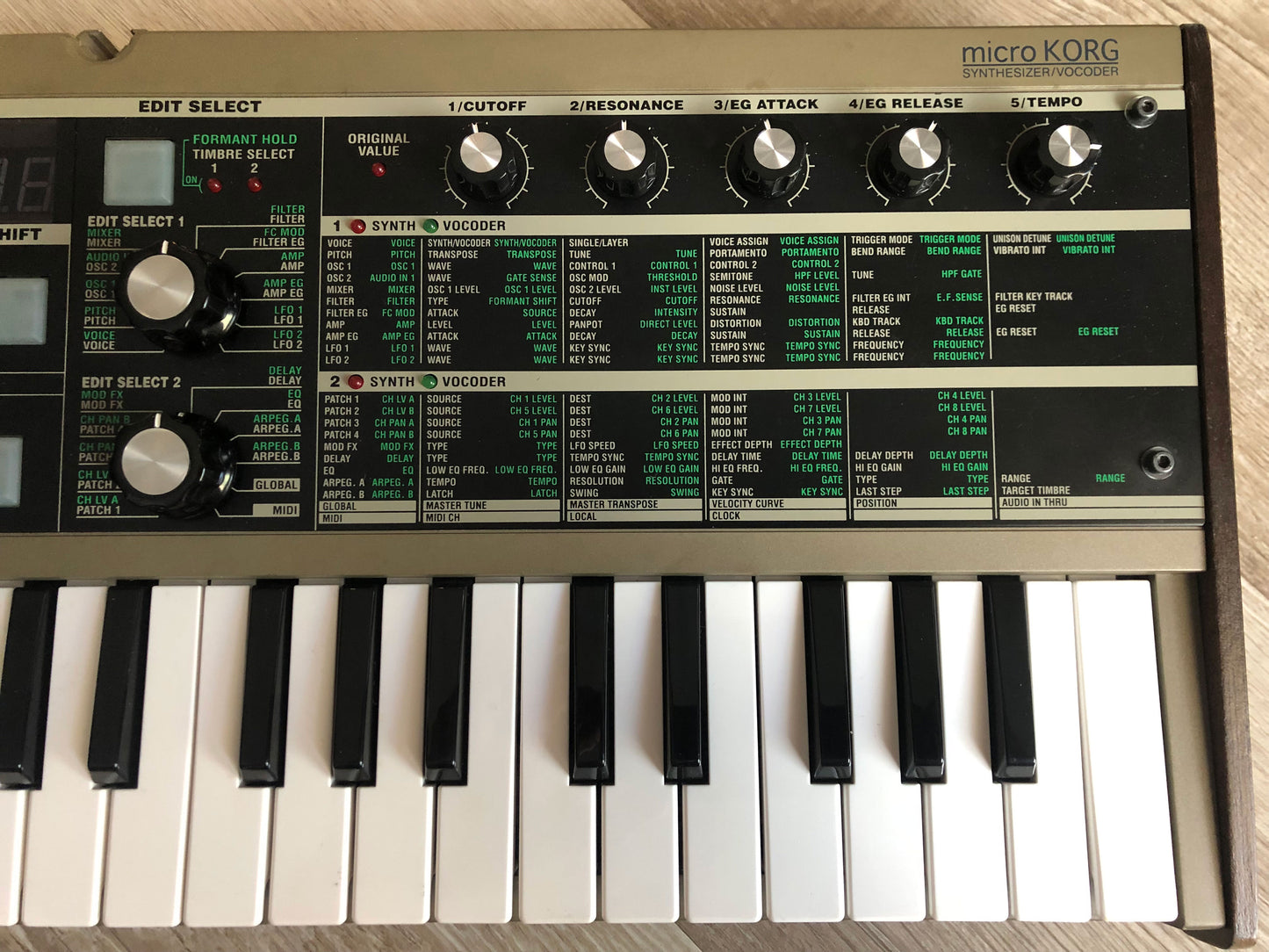 MicroKorg w/ Aftermarket Power Supply (no Mic)