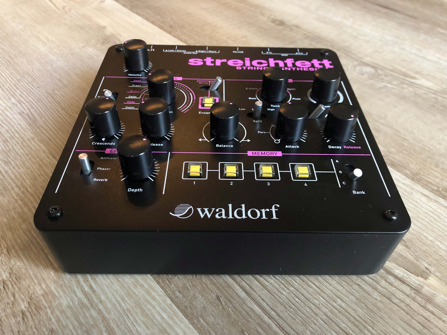 Waldorf Streichfett String Synthesizer w/ OG Box + PSU