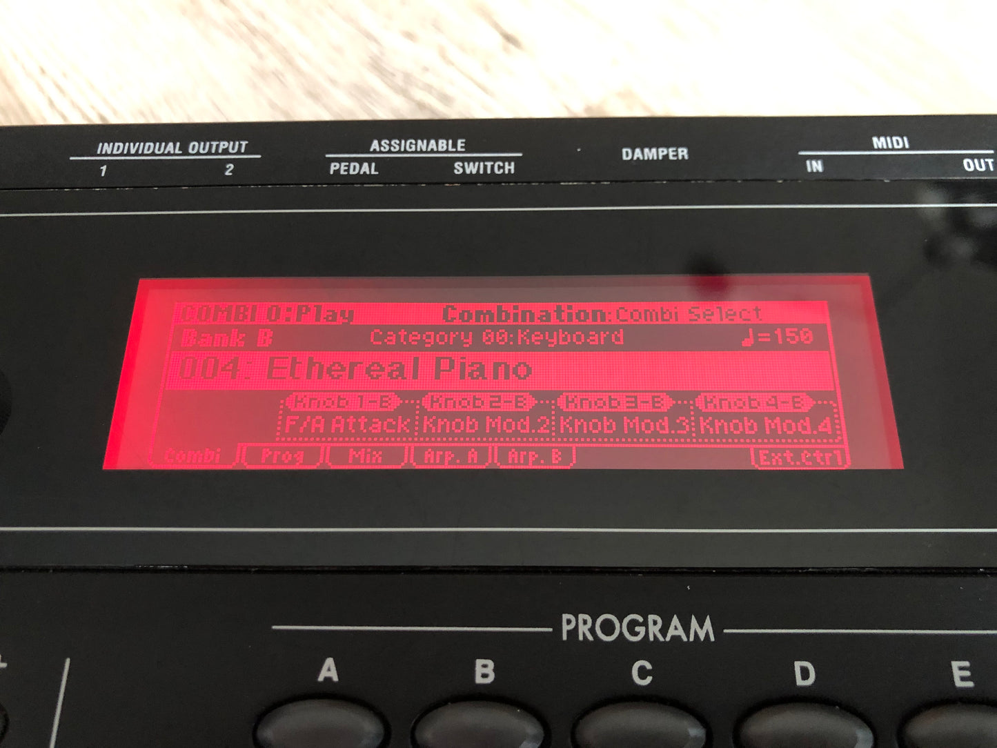 Korg MicroX w/ Orange Carrying Case + Aftermarket PSU