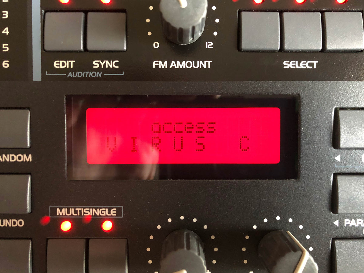Access Virus C Desktop, Fully Recapped, All New Tacts, New Volume Pot, Power Switch, Battery + PSU