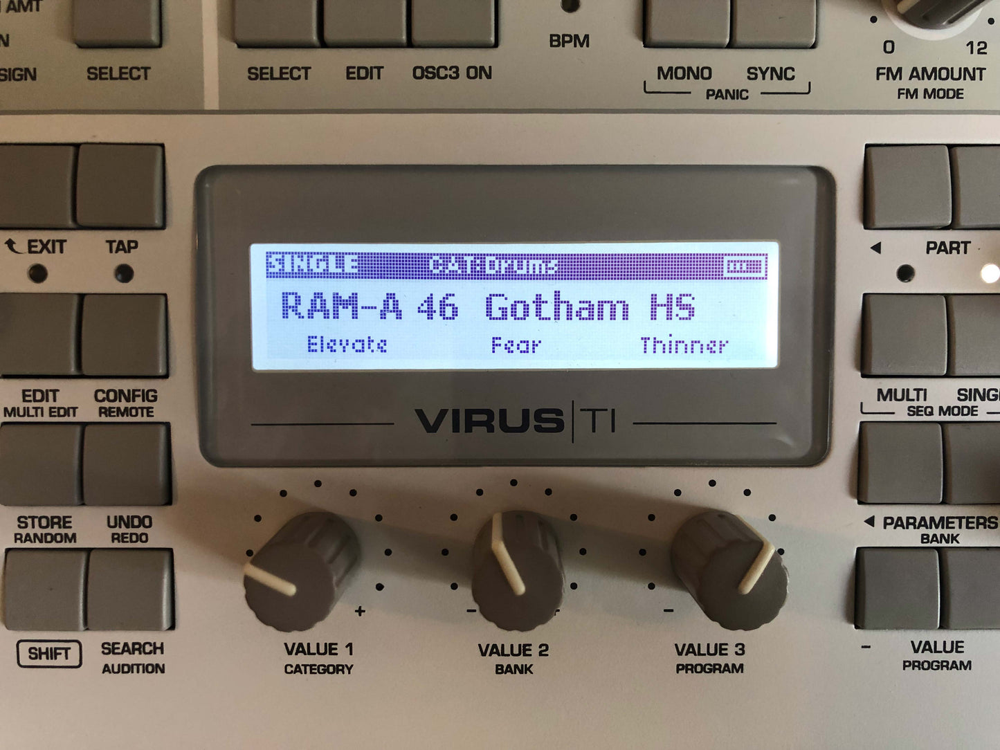 Access Virus TI2 Polar Nice and Clean w/ Power + USB Cable