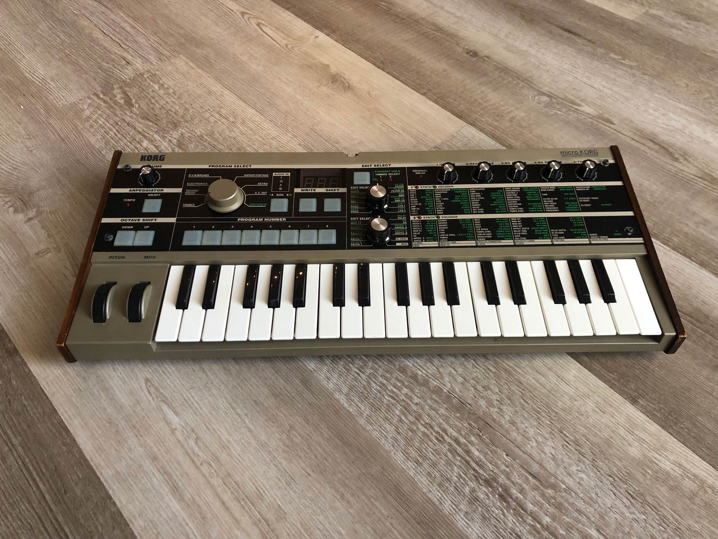 Budget MicroKorg w/ Aftermarket Power Supply (no Mic)