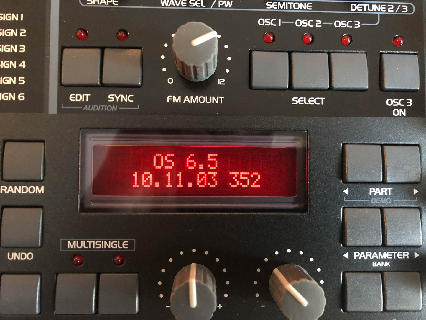 Access Virus C Rack, All New Tacts, New Power Filter Cap, Battery + PSU, OS 6.5