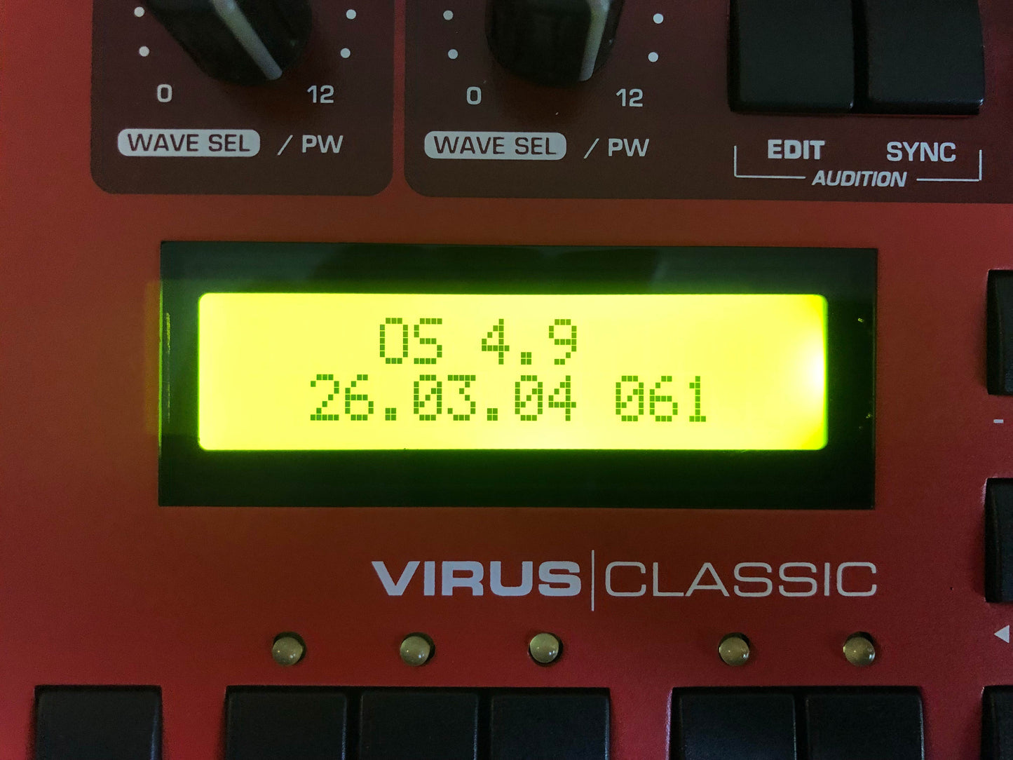 Access Virus Classic Desktop, Near-Mint w/ All New Tacts, Partial Recap, New Display + PSU