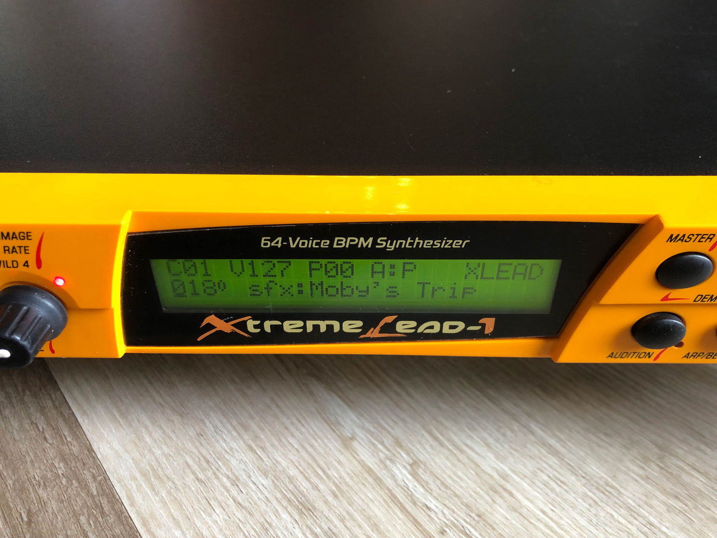 E-MU Xtreme Lead XL-1 Synthesizer Module w/ New, Modern Power Supply + New Encoder