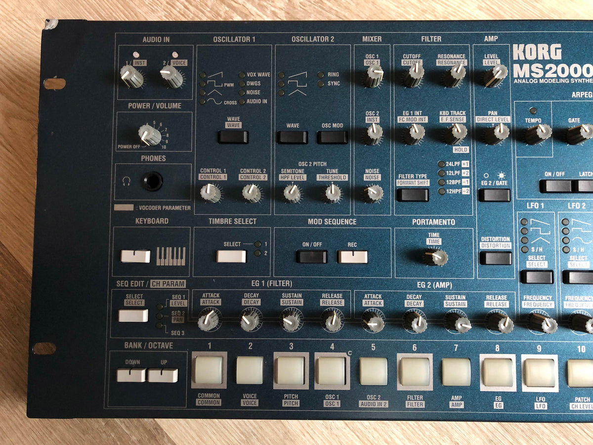 Korg MS2000R Analog Modeling Rack Synthesizer w/ Power Supply