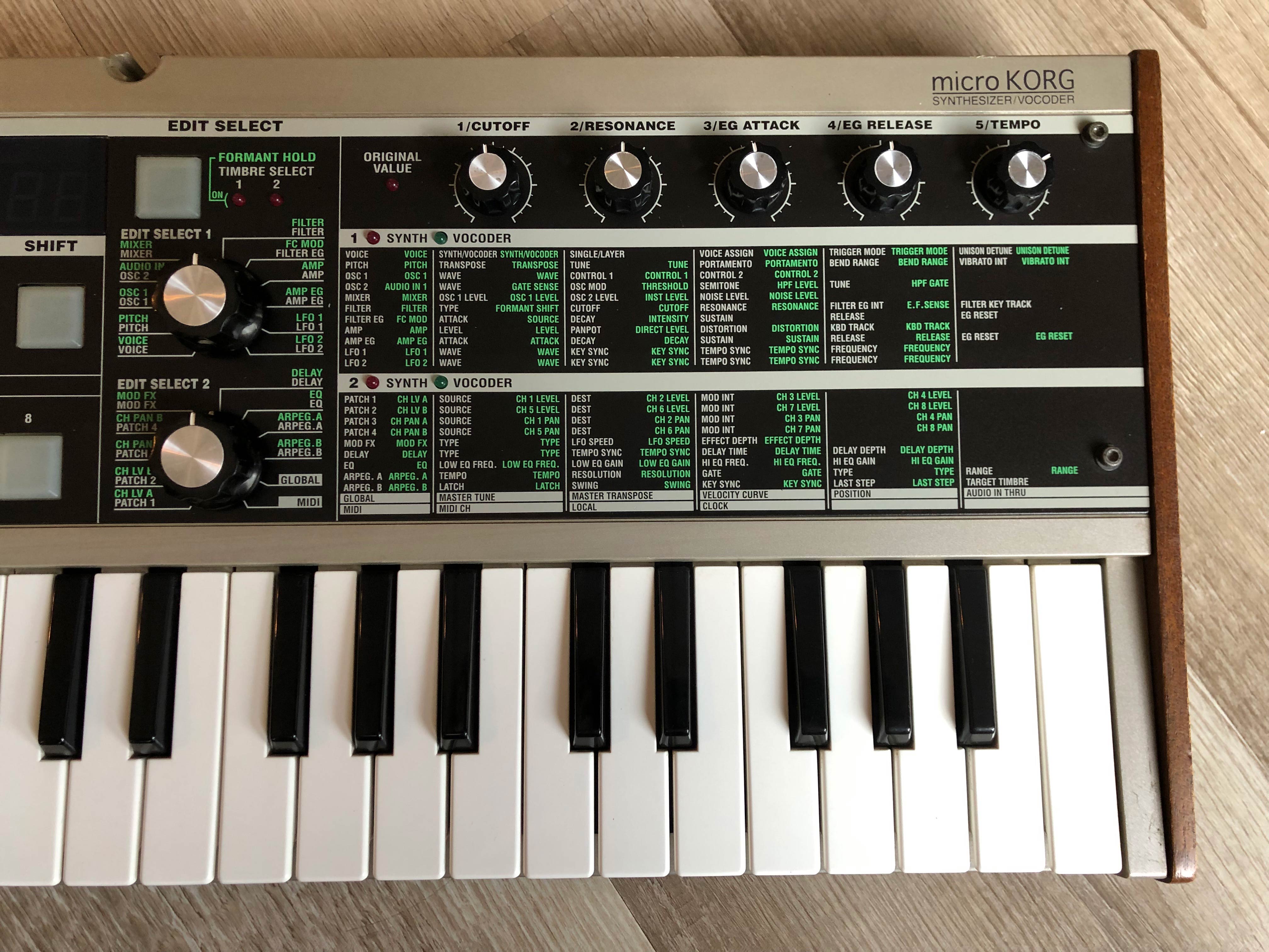 Korg MicroKorg Virtual Analog Synthesizer | Captain Black's