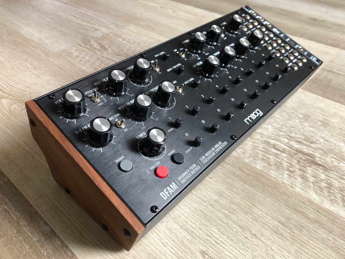 Moog DFAM Analog Percussion Synthesizer w/ Sonoclast MAFD MIDI Controller + Patch Cables