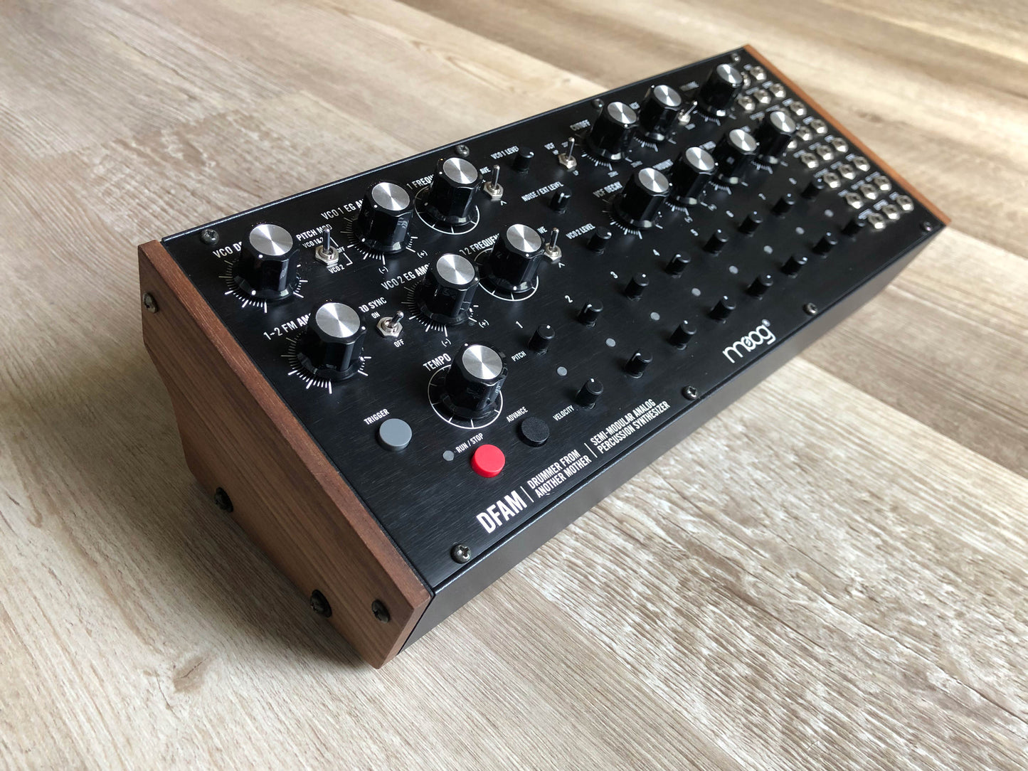 Moog DFAM Drummer From Another Mother w/ PSU, Patch Cables + Recipe Cards