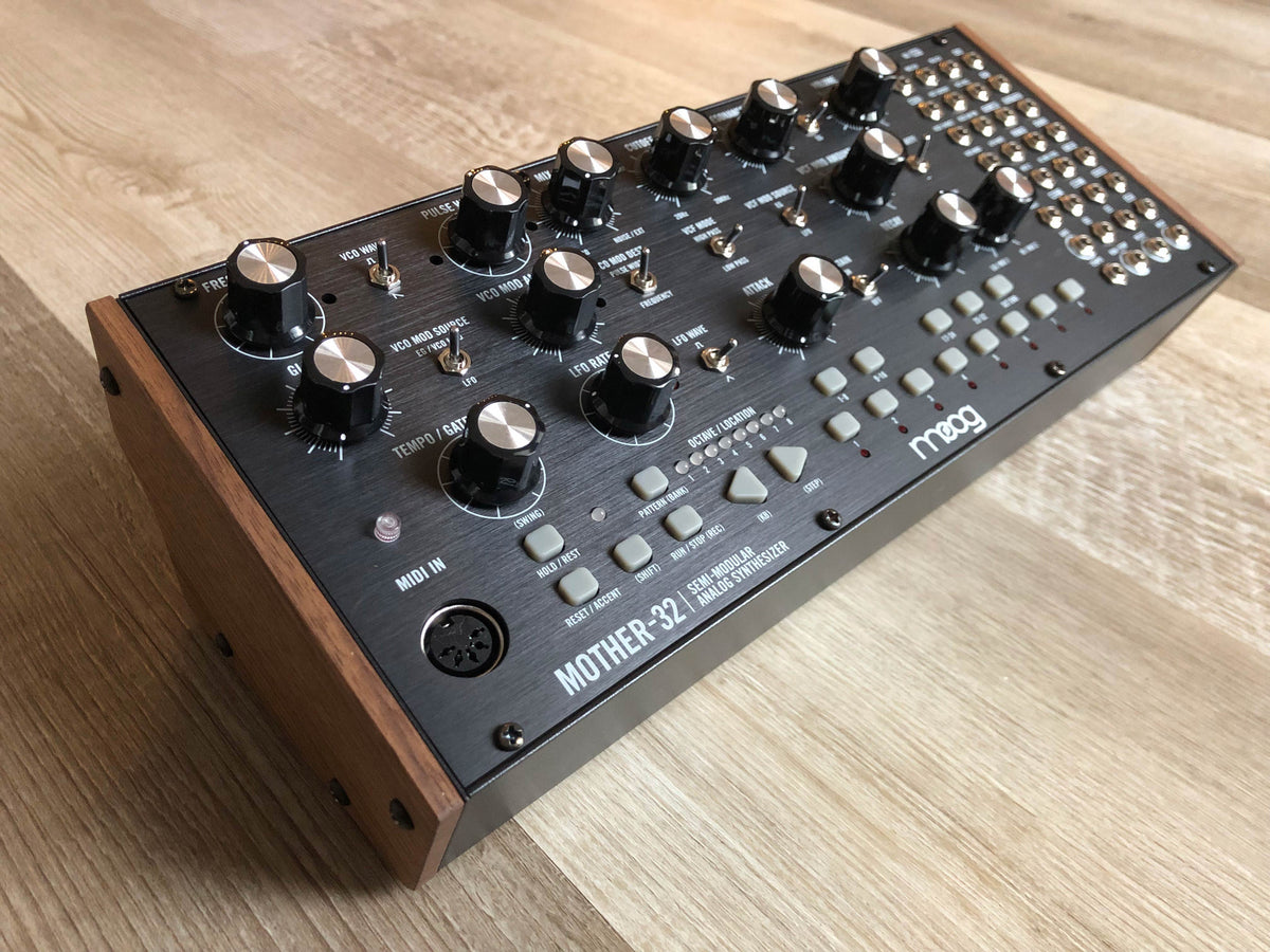 Moog Mother-32 Semi-Modular Analog Synthesizer w/ OG Box, PSU, 5 Moog Patch Cables + Manual