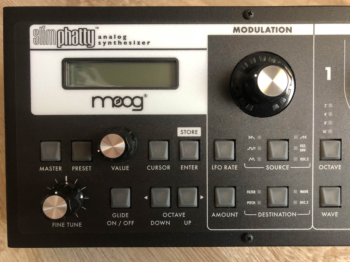 Moog Slim Phatty Analog Synthesizer w/ Original Box + Rack Ears