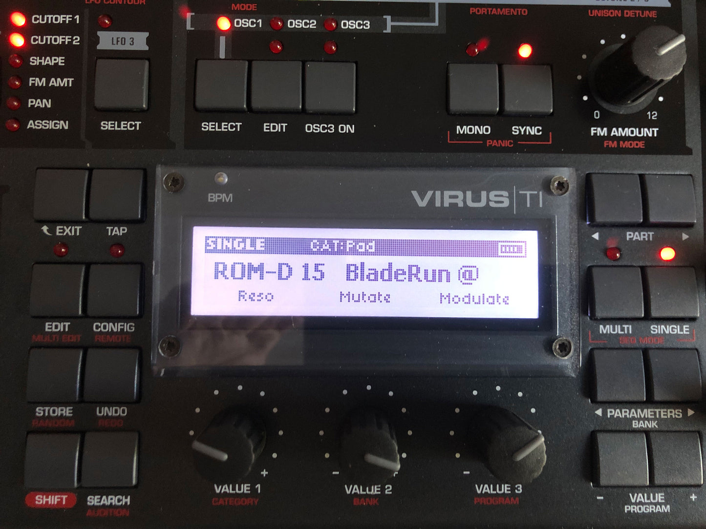 Access Virus TI Rack, All New Tacts, Battery + PSU, OS 5.1.7