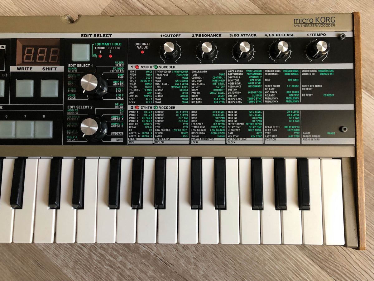 MicroKorg w/ OEM Mic + Quality Aftermarket PSU