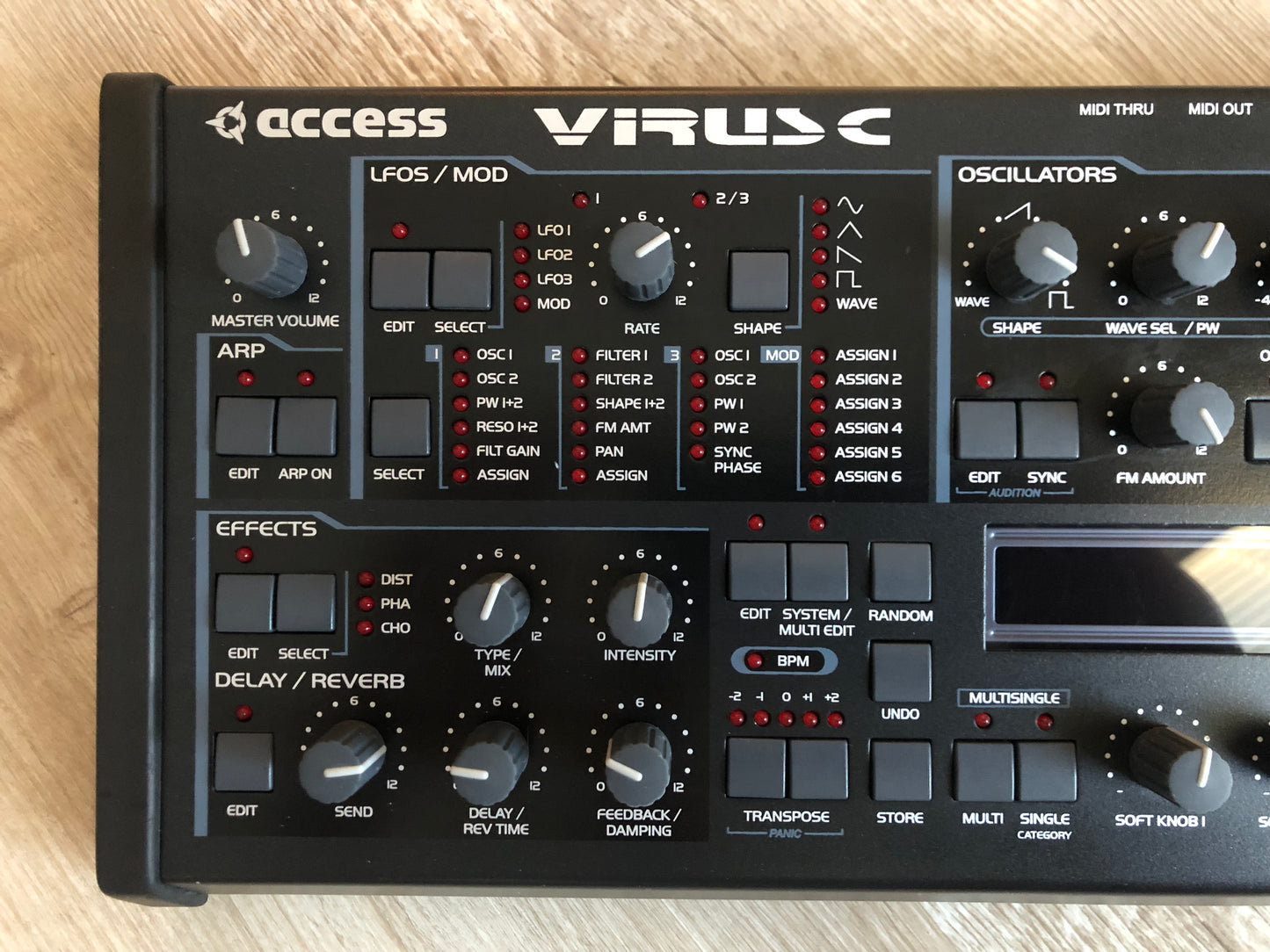 Access Virus C Desktop (Excellent) w/ All New Tacts, New Battery, Power Filter Cap + PSU