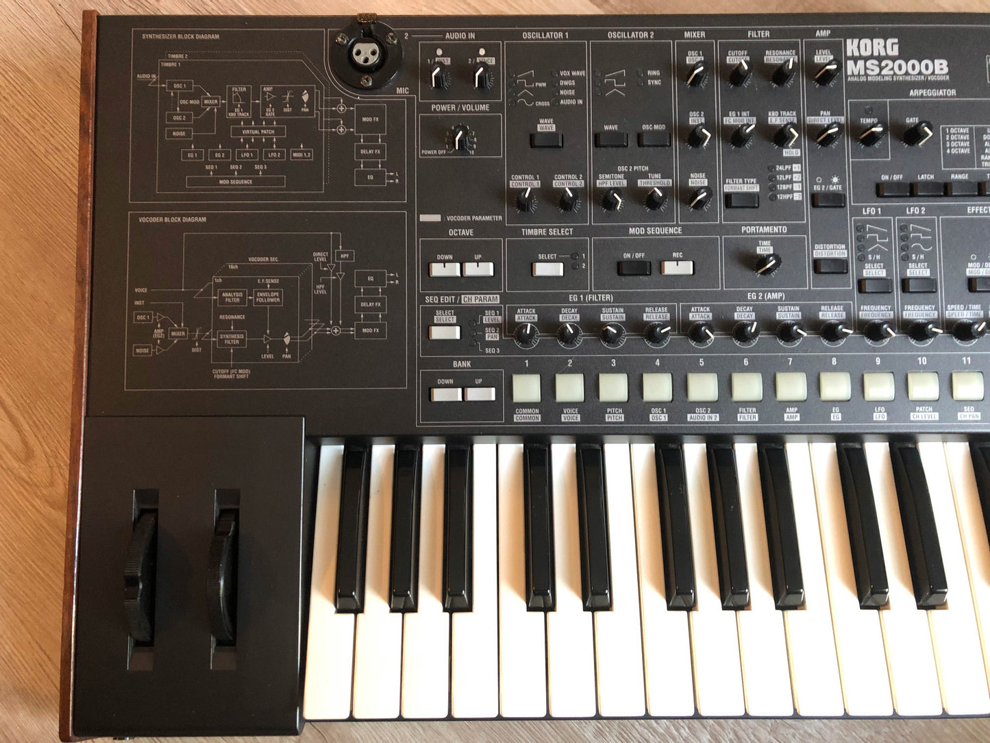 Korg MS2000B w/ Gooseneck Mic + PSU