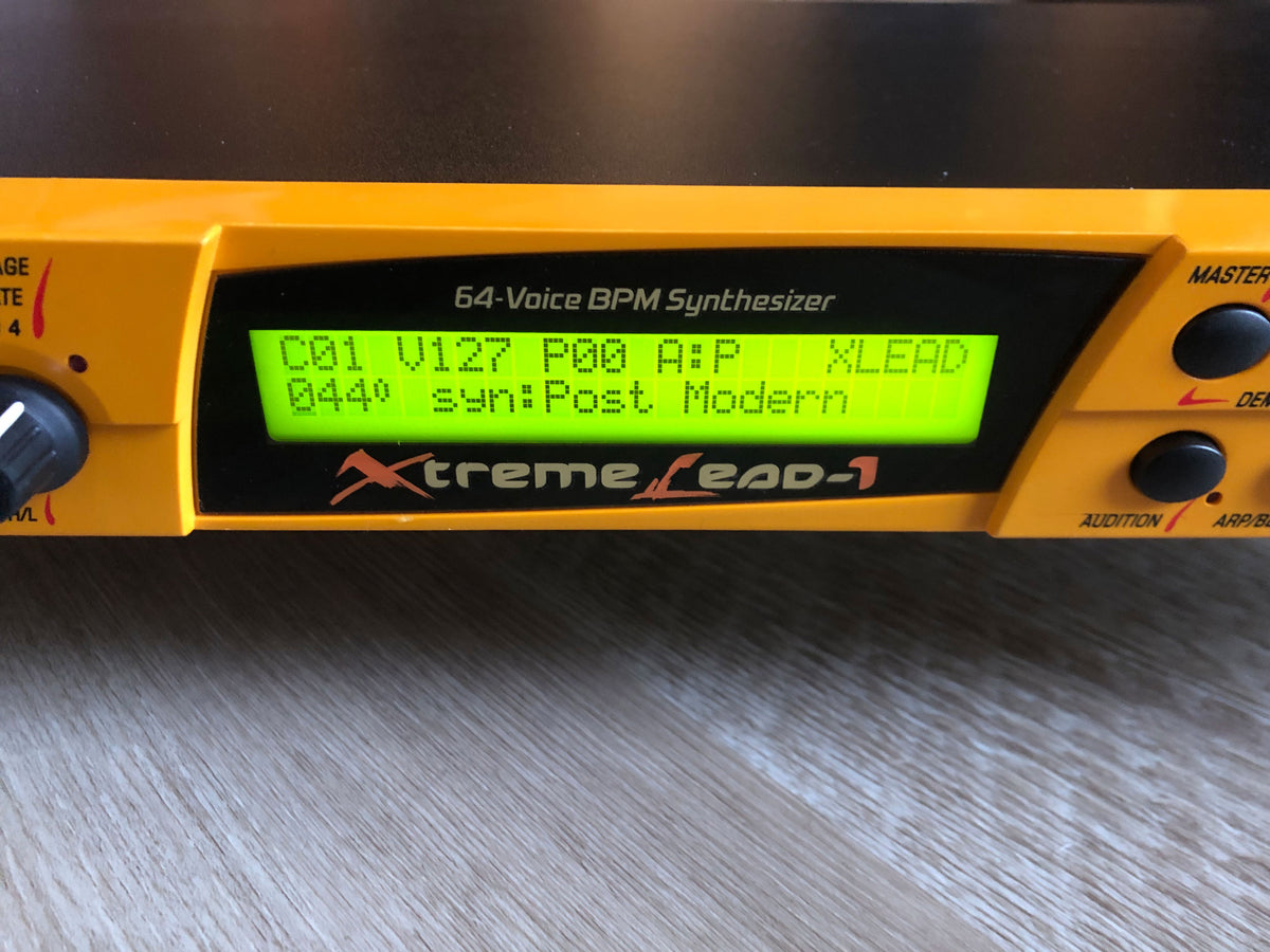 E-MU Xtreme Lead Synthesizer Sound Module w/ XLEAD & PHATT ROMs, New Encoder + Rack Ears
